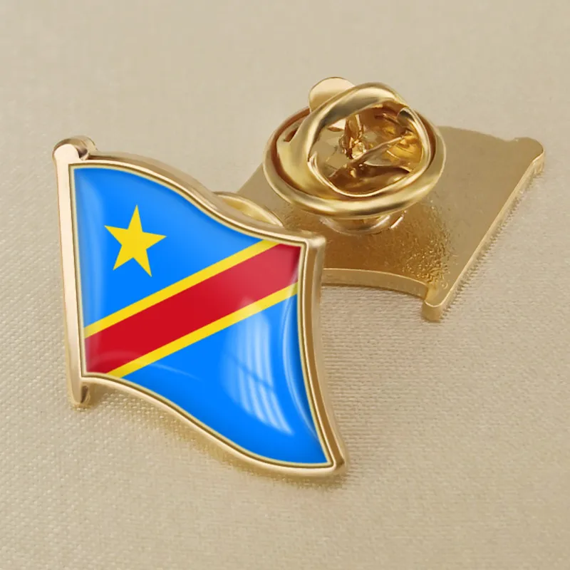 

Congo Democratic Republic Of The Congo Single Flag Lapel Pins
