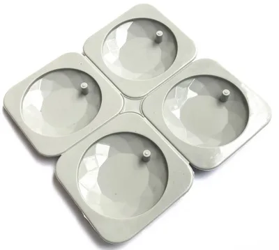 

6-Cavity Diamond Soap Aromatherapy Wax Candle Plaster Epoxy Making Silicone Mold h769