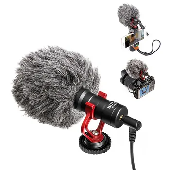 

BOYA BY-MM1 VideoMicro Compact On-Camera Recording Microphone for Canon Nikon Sony DJI Osmo DSLR Smooth Q 4 Feiyu Gimbal VS RODE