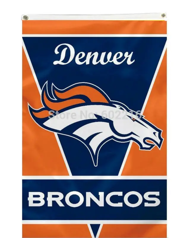 2016 New Denver Broncos Outdoor Flag 3FTX 5FTFlags, Banners