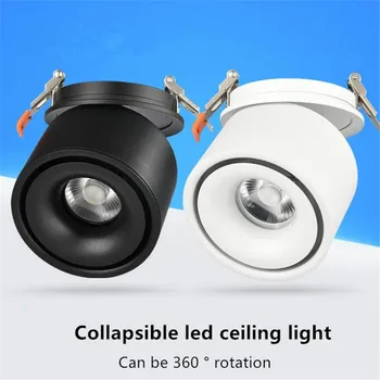 

Dimmable LED Downlight 15W 20W COB LED Recessed Ceiling lamp AC110V/220V 360 Degree Adjustable for Home Shop Free Shipping
