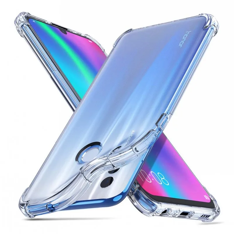 Кристально чистый чехол для Huawei P Smart 2019 мягкий гибкий силиконовый ТПУ бампер Honor 10