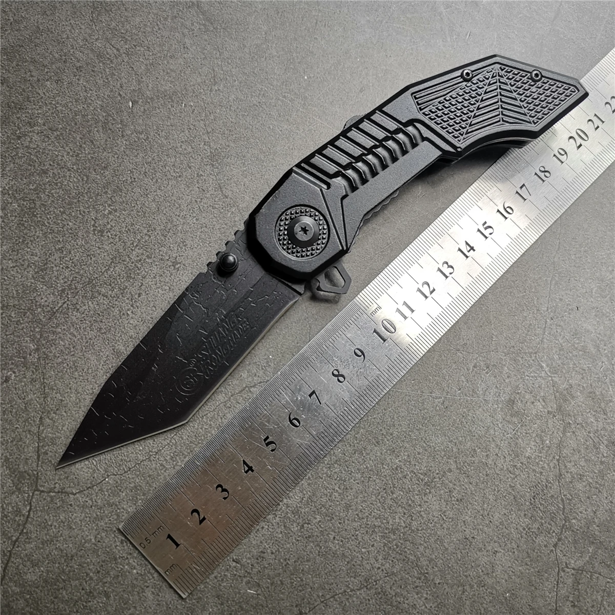 8 &quotножи 55 56HRC алюминиевая окислительная ручка 5cr13mov Лезвие Кемпинг барбекю