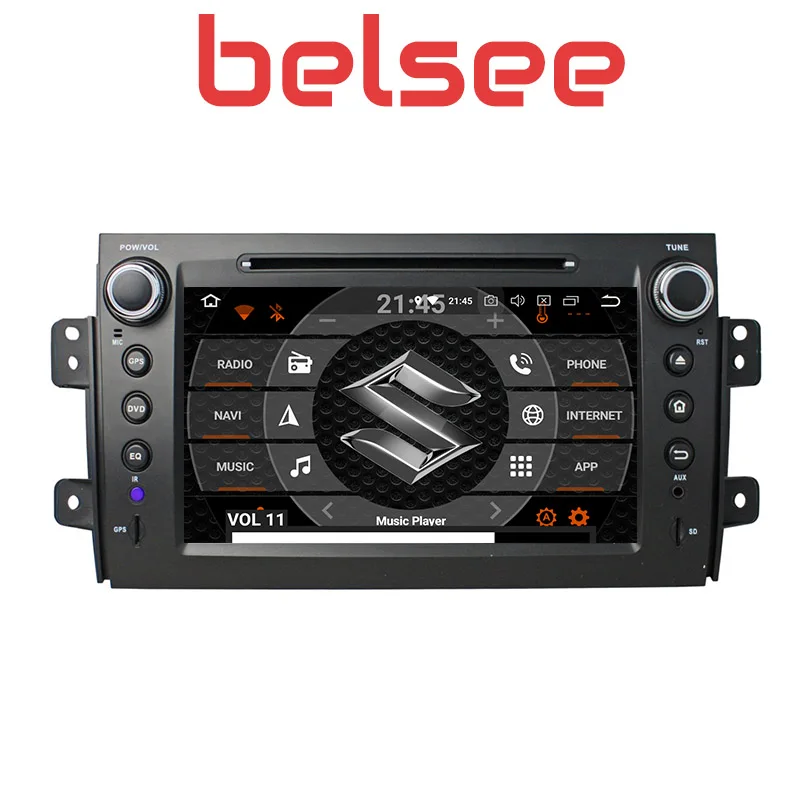 

Belsee Android 8.0 8" Touch Screen Radio DVD Player GPS Navigation Multimedia for Suzuki SX4 2006 2007 2008 2009 2010 20112012