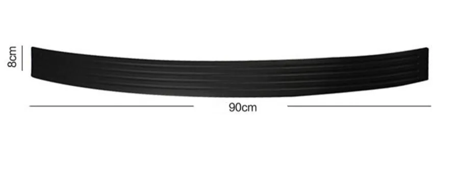  Car Rear Guard bumper rubber scuff trim For Mitsubishi Asx Outlander Lancer EX Pajero Evolution Ecl