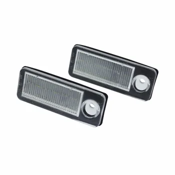 

LED License Plate Light for Audi A6 C6 B Avant Wagon 1998-2005 Canbus Error free 18SMD Car Accessories Number Plate Lamp