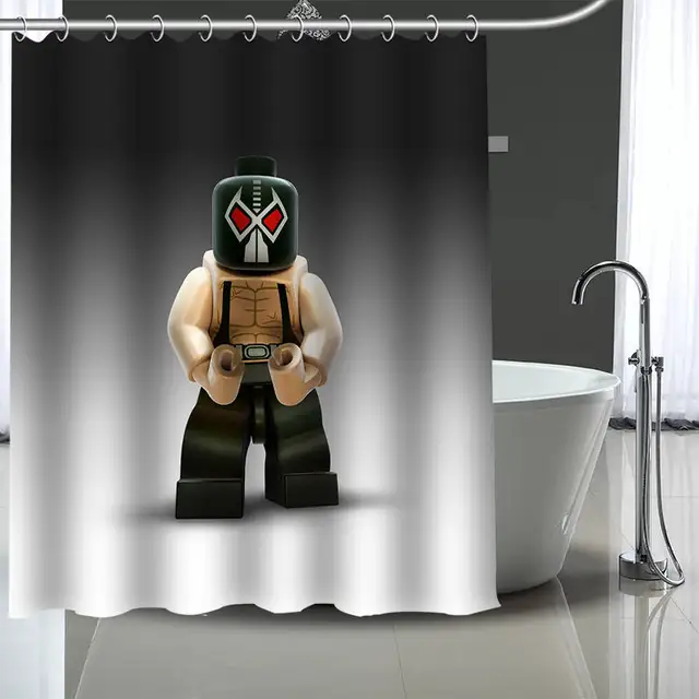 Custom lego Shower Curtain Modern Fabric Bath Curtains Home Decor