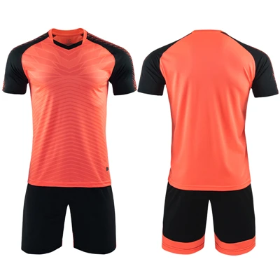 Survete Мужская футболка для футбола Футбольная форма для мальчиков пустая Мужская футболка для футбола Детская короткая спортивная команда футбольная майка тренировочные наборы сделай сам - Цвет: M8601 orange