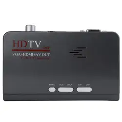 Mayitr 1 шт. VGA версия DVB-T/T2 tv Box HD 1080 P высокое качество AV CVBS ТВ приемник с дистанционное управление для Комплект Топ коробки