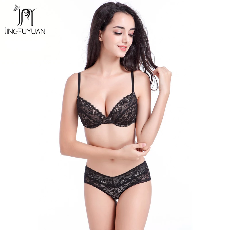 Women Lace Bra Plus Size Sexy Lingerie Underwire Bra Set Push Up Bralette Set Woemn Panties and Bra Set Lace Woman Lingeries