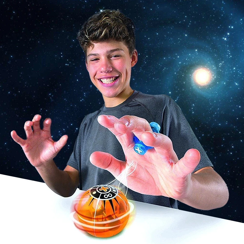 

Electronic Mini Colorful Magnetic Controlled Finger Induction Magnetic levitation Ball Ring Creative Funny Children Toys Gifts