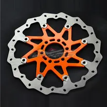 Orange Алюминий ВОЛНЫ ТОРМОЗНОГО ДИСКА СПЕРЕДИ, Пригодный для KTM 125 200 390 ABS DUKE 2013-2016