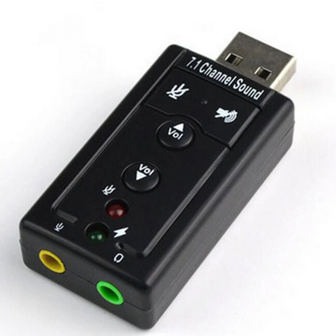 Внешняя звуковая карта USB Etmakit аудио адаптер Виртуальный 7 1 2 0 микрофон динамик