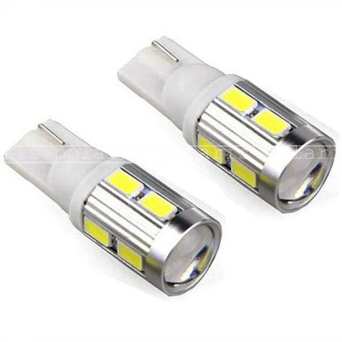 T10 супер яркий 10-LED 12 В 5630 белый Клин Хвост Резервное копирование автомобиль свет
