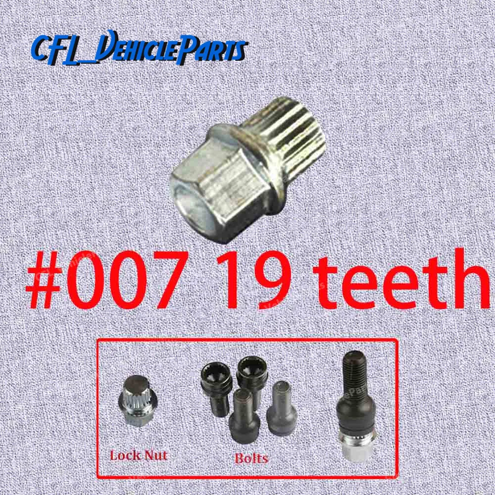 Anti theft Wheel Bolt Lock Nut Key Adapter 007 8D0601139F For
