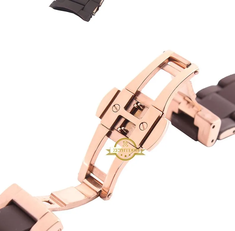 Силиконовый резиновый ремешок для часов, силиконовый браслет, Пряжка из розового золота для AR5905 AR5906 AR5919 AR5920 20 23 мм, ремешок для часов