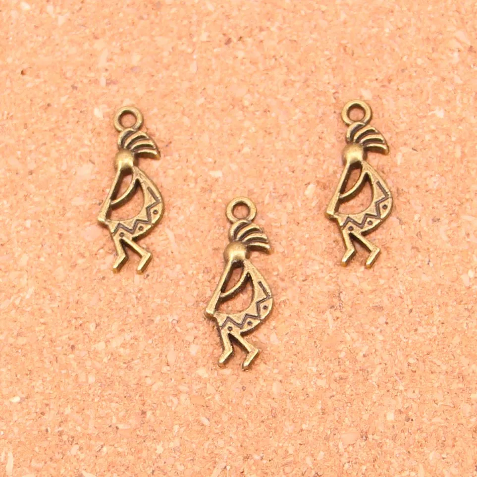 30 шт. Бронзовые Подвески в античном стиле 24 Х9 мм|charm pendant|kokopelli charmcharms jewelry making |