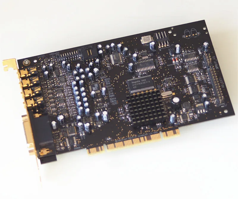 

(Second hand )Original X-ray Fi Xtreme Music SB0460 sound card 7.1 soundcard DTS decoding, gold-plated HIFI enthusiast necessary