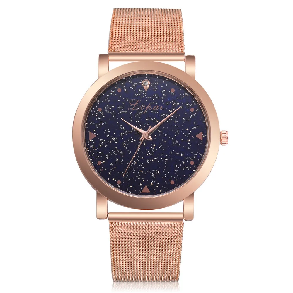 

Feminino Clock Memorial Day Gift Lvpai Women's Casual Quartz Mesh Belt Watch Analog Wrist Watch relogios femininos de pulso %A