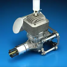 85cc dle85 бензин Двигатели для автомобиля сзади выхлопных w/глушитель и зажигания для RC самолета