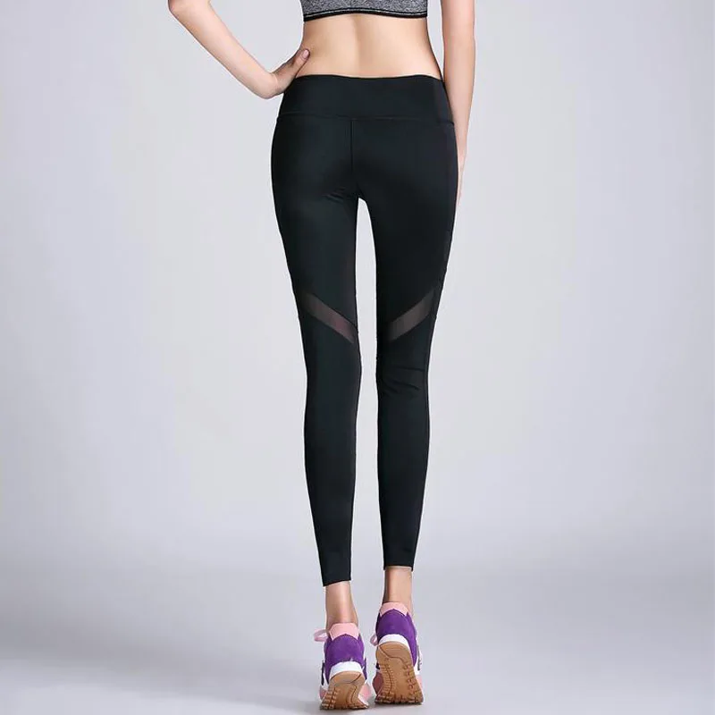 Aliexpress.com : Buy Sexy Black Yoga Pants Running Sport Tights Women ...