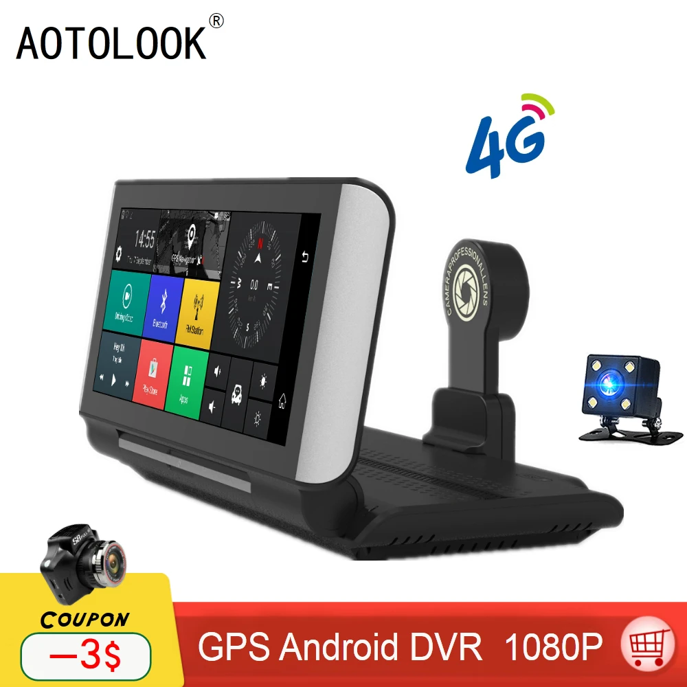AOTOLOOK T804 новый автомобиль 4 г gps навигации Bluetooth Google оперативная память 1 Гб двойной