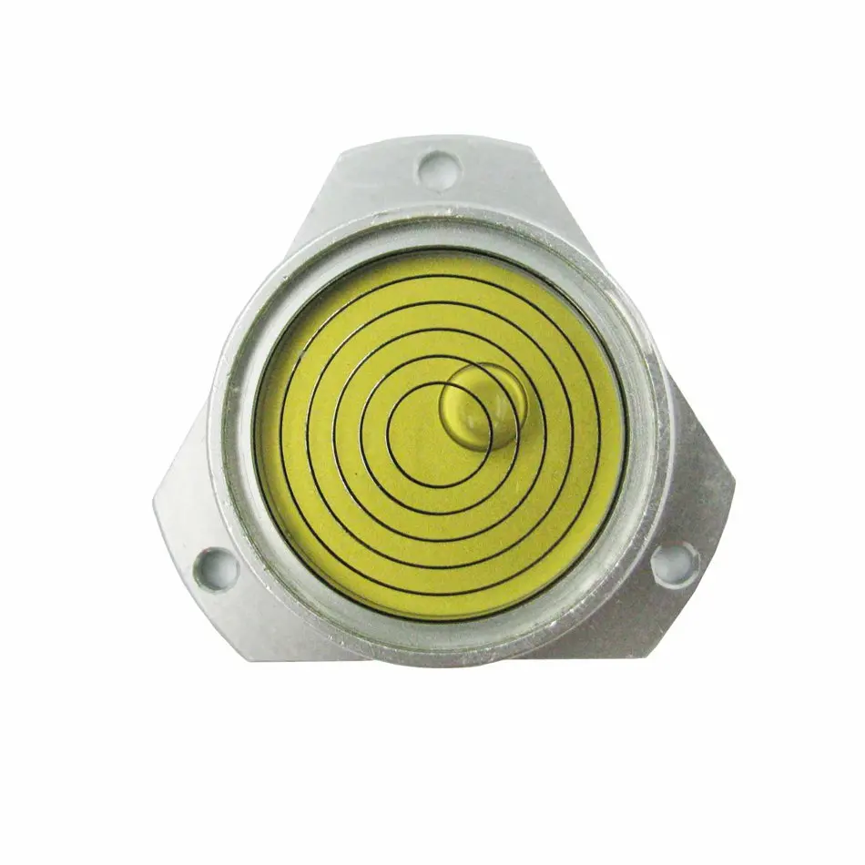 

Size 48*35*13mm Triangular metal bubble level Bubble Spirit Level Measurement Instrument Copper Color with Mounting Holes