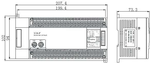 XC3-48RT-C Xinje PLC контроллер, есть, быстрая