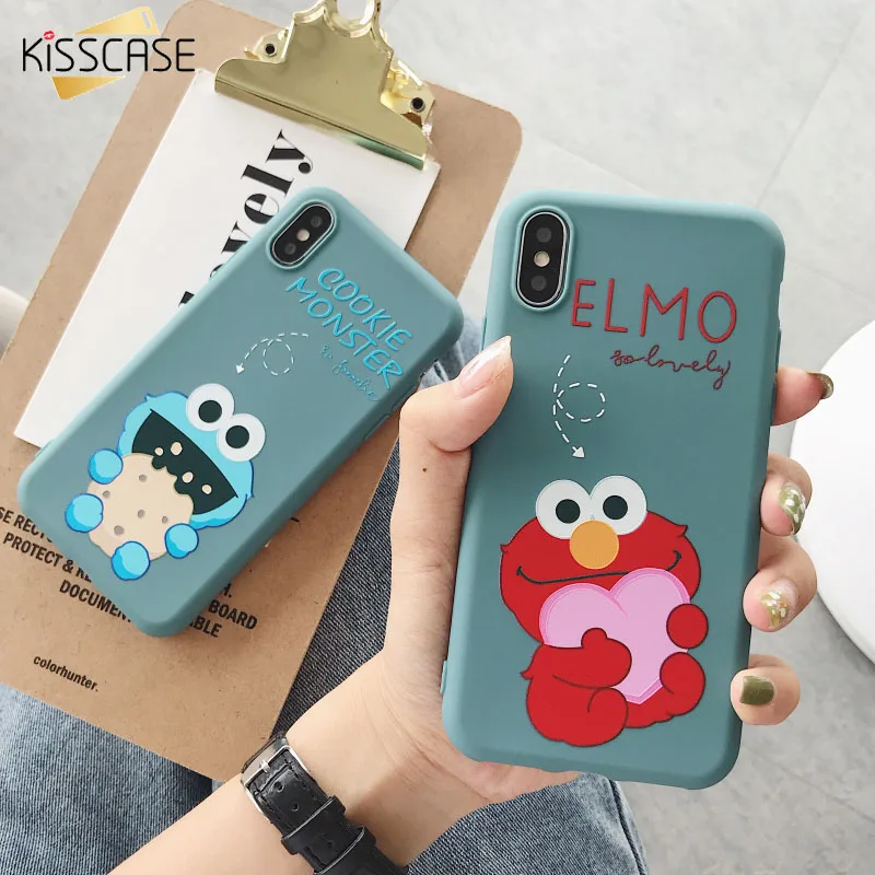 

KISSCASE Soft Silicone Case For iPhone XR Cartoon Ultra Thin Soft TPU Case Cover For iPhone XS MAX X 7 8 6 6S Plus Cases Fundas