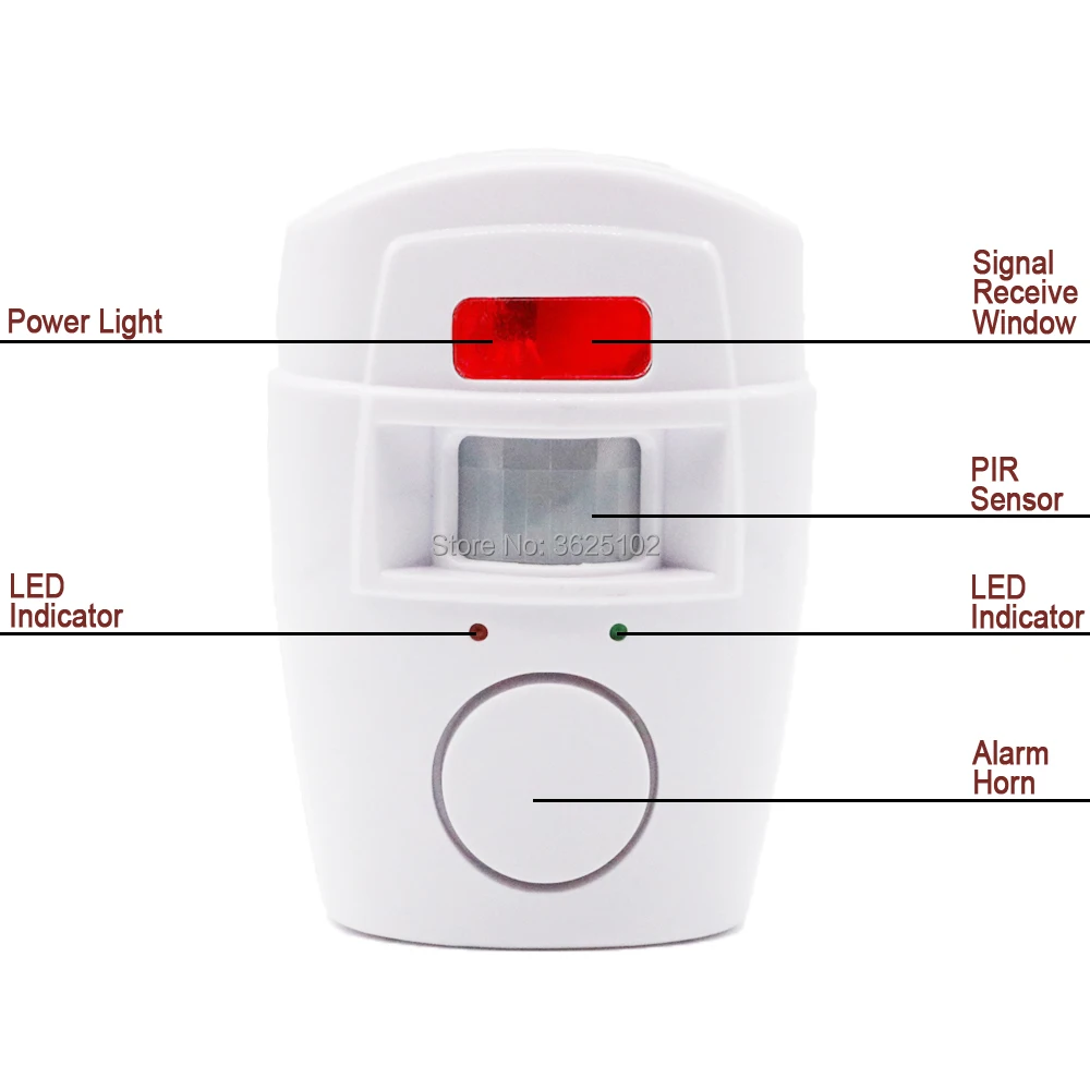 Домашняя безопасность PIR MP оповещение инфракрасный датчик Противоугонный детектор движения сигнализация монитор Беспроводная сигнализация+ 2 пульта дистанционного управления