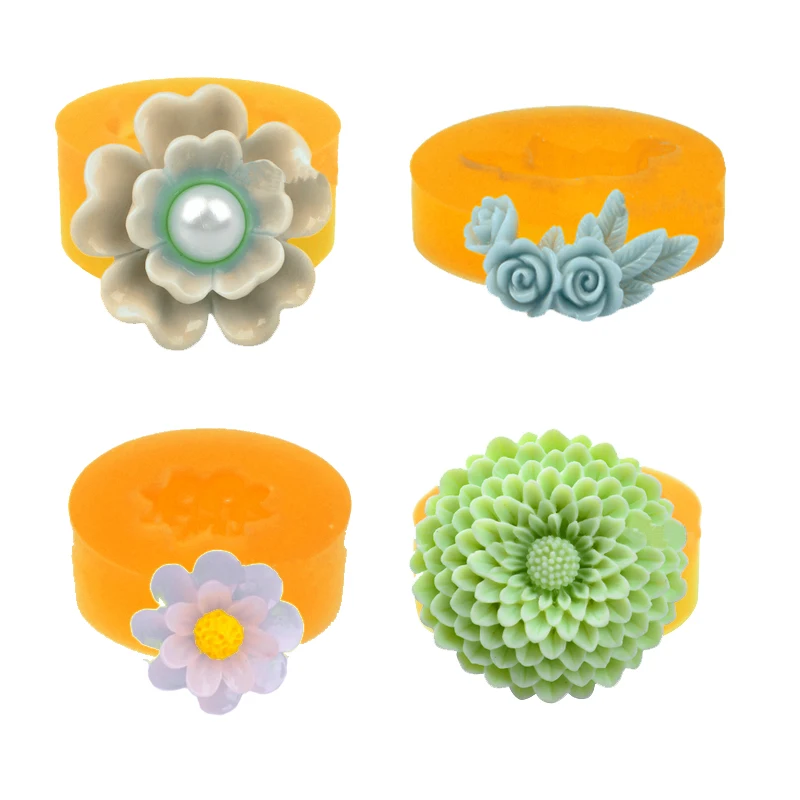 

PRZY Silicone mold flowers molds for cake decorations fondant molds candy fimo chocolate resin clay mould