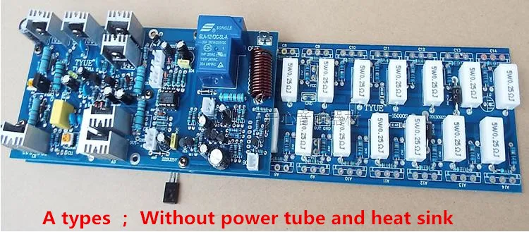 28 шт. C5200 A1943 силовая трубка JRC5532D Op amp Собранный 1500 Вт Мощный усилитель доска/моно усилитель доска сценический усилитель доска