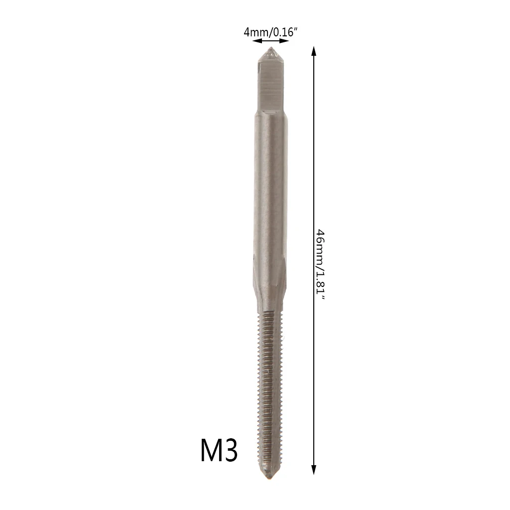 3 шт./компл. M3/M4/M5/M6 HSS машина ручной винт нитки метрической зажигания Нажмите