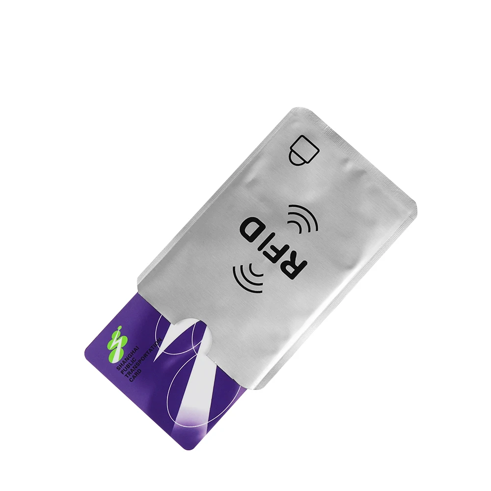 

5PCS/Pack Anti Theft for RFID Credit Card ID Card Bank card Holder Protector Blocking Case Aluminium Bank Card Cover