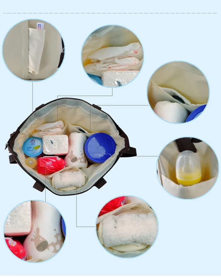 Новое поступление дешевый детский подгузник сумки многофункциональный, для мам сумки Подгузники Сумки для коляски