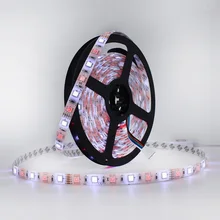 LAIMAIK RGB LED Strip Light Kit With Bluetooth Controller and Power Adapter RGBW LED Strip Set DC12V LED Strip 5050 5m 60LED/m LAIMAIK RGB LED Strip Light Kit With Bluetooth Controller and Power Adapter RGBW LED Strip Set DC12V LED Strip 5050 5m 60LED/m