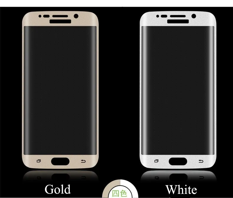 10 шт./лот 3D закаленное стекло для Samsung Galaxy S6 edge полное покрытие 9H Защитная пленка