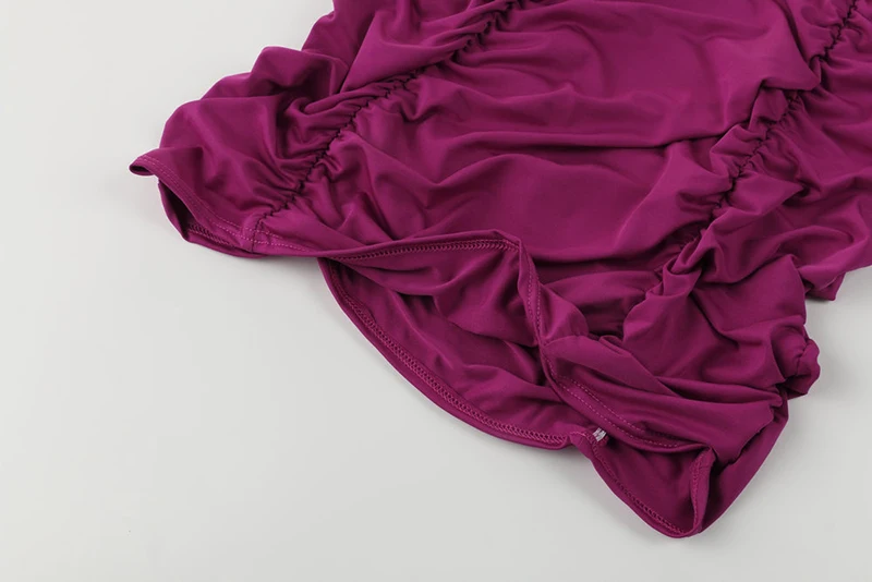 Forefair Sexy Party Dress Purple  (6)