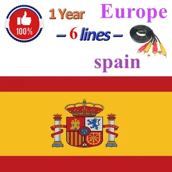 

HD DVB-S2 6 7 lines CCcams Clines for 1 Year spain support Satellite TV Receiver GTmedia V8 Nova Freesat V7 Cccam
