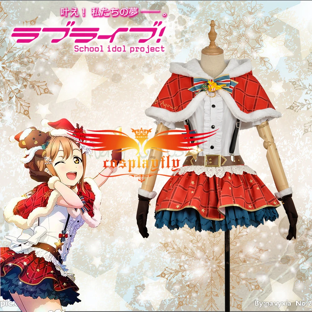 Милый! Солнечный свет! Aqours Kunikida Hanamaru карнавальный костюм на заказ рождественское