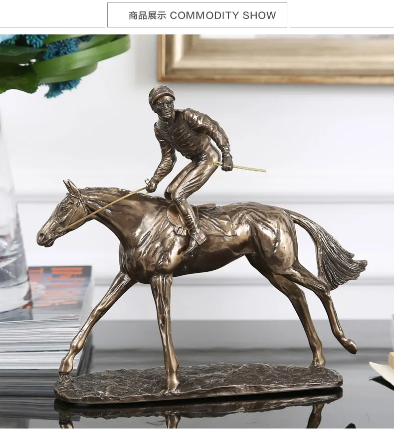 التماثيل الدينية الغربية الحيوان الحصان سباق نموذج الرقم النحت فن الحرف زخرفة غرفة الدراسة على الحصان الإبحار التماثيل الدينية الغربية الحيوان الحصان سباق نموذج الرقم النحت فن الحرف زخرفة غرفة الدراسة على الحصان الإبحار