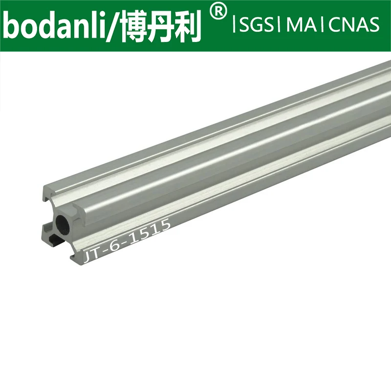 

BoDanLi European standard industrial extruded anodizing aluminum profile 1515 white for 3D printer profile 6063 T5