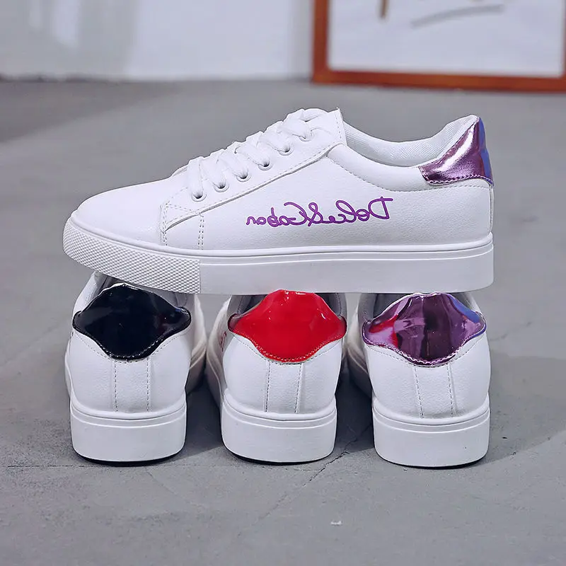 

Women Shoes Vulcanize Flat Canvas Shoes New Summer White Student Board Shoes Ladies Casual Shoes Female Sneakers