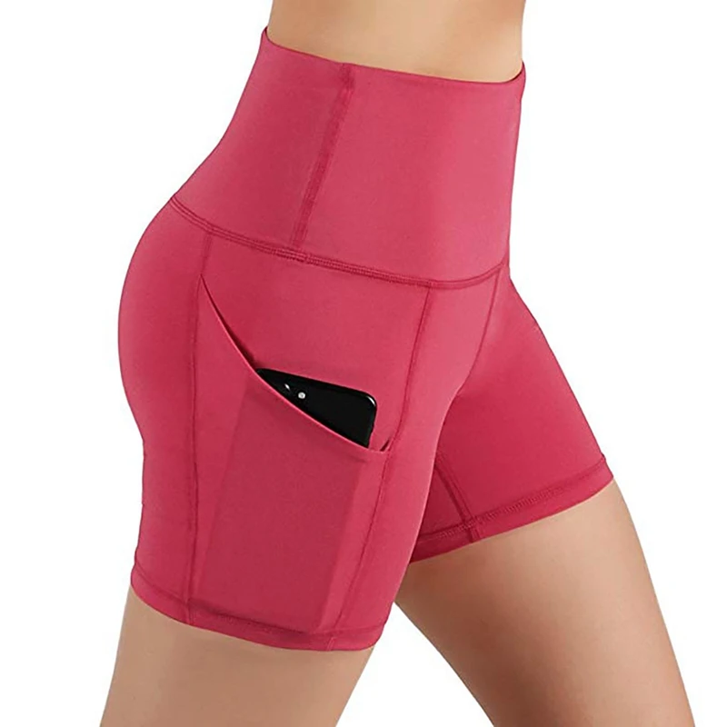 Yoga Shorts Pants Women High Waist Butt Lifting Push Up Tight Shorts Pants Trousers Running Sportswear Leggings Sport Women