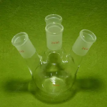 

Flat Bottom Flask,250ML,24/40,4 Neck,four Neck,Chemistry Lab Glassware