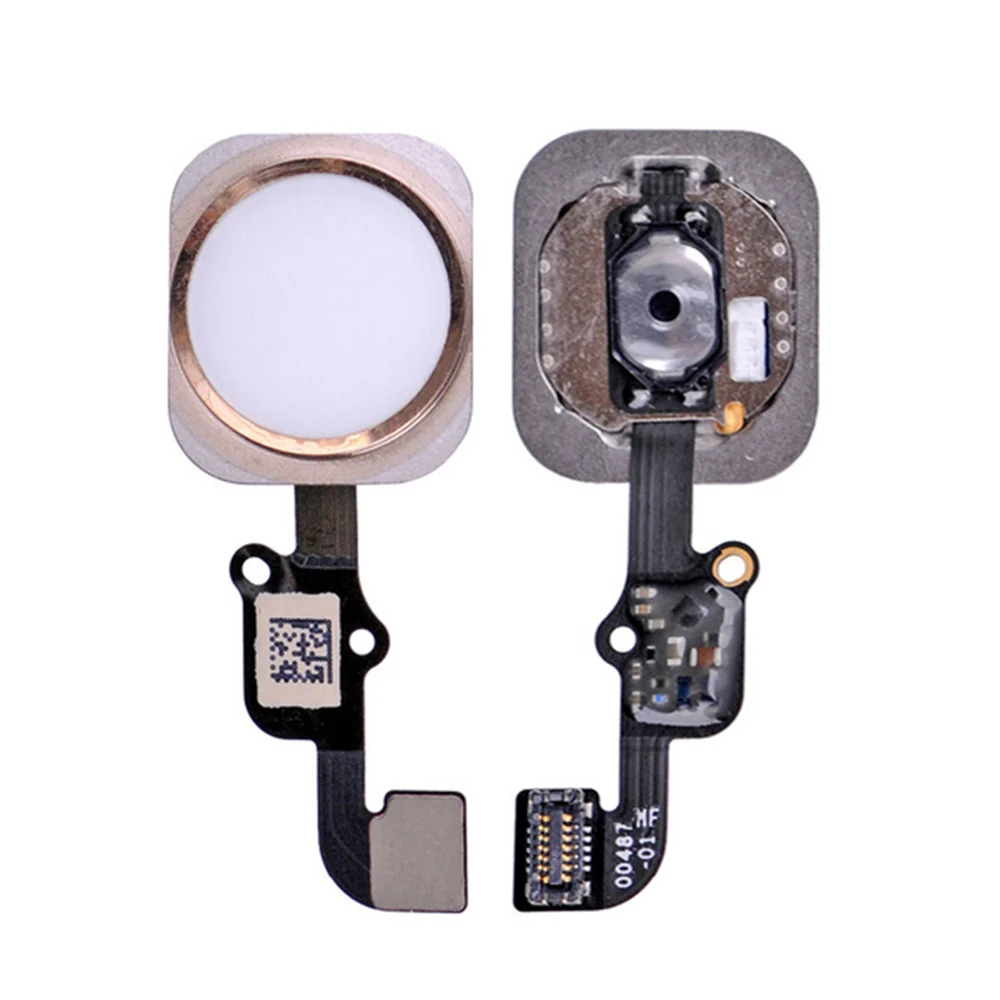 

HOUSTMUST 10pcs Home Button with Flex Cable for iPhone 6s Plus 5.5" Black/White/Gold Home button Flex Assembly Free shipping
