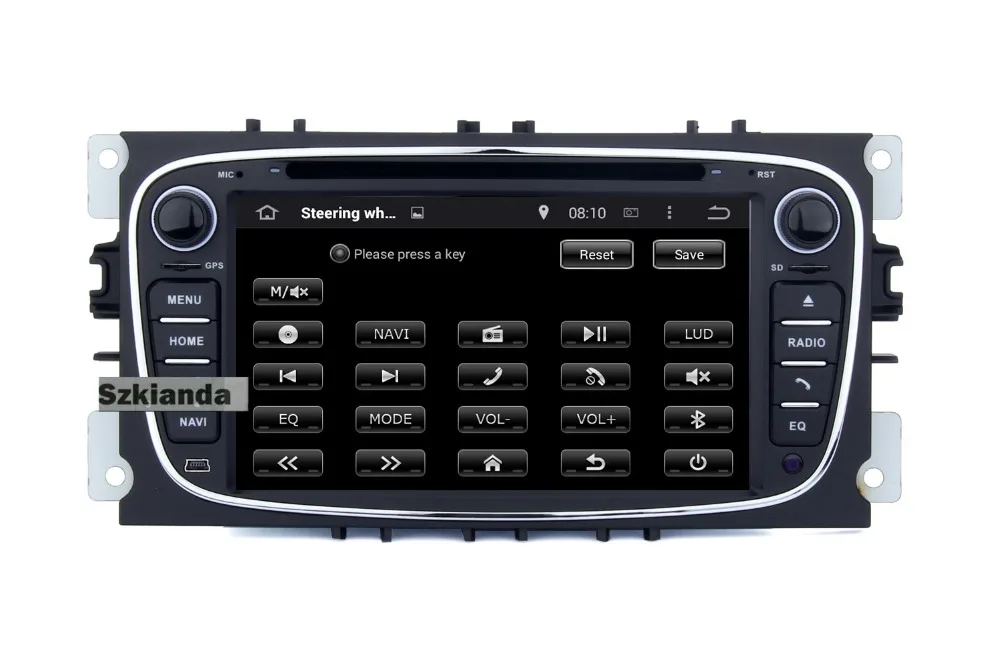 Excellent 7inch Android 8.0 2Din Car DVD Player For FORD Focus DVD MaAX Mondeo Radio 2Din With 4G Wifi GPS Navi Radio free Map+DVR 25