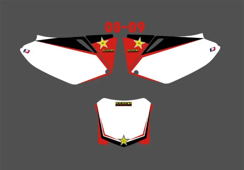 Наборы наклеек для Honda CRF250 CRF250R 2008 2009 CRF 250 250R R|sticker kit|crf rcrf |