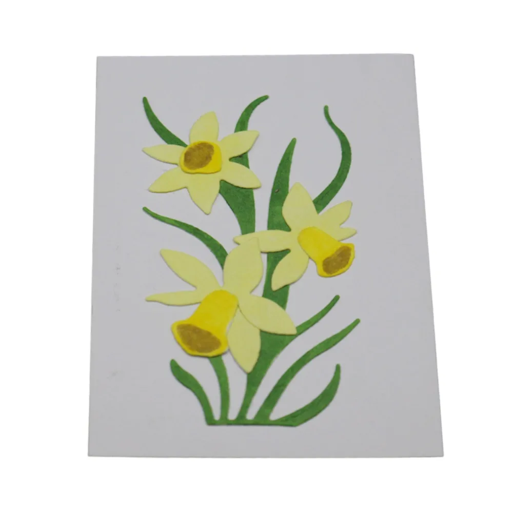 Daffodil flower Cutting dies For DIY fustelle metalliche per