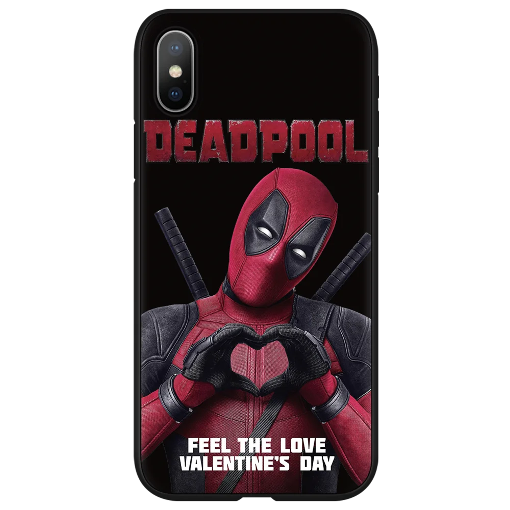 Marvel Мстители Jorker Dead Pool печать рисунок чехол TPU Мягкий для iPhone XS Max 7 8 Plus XS X 6 6S 5 5S 11 Pro Чехол для Max XR